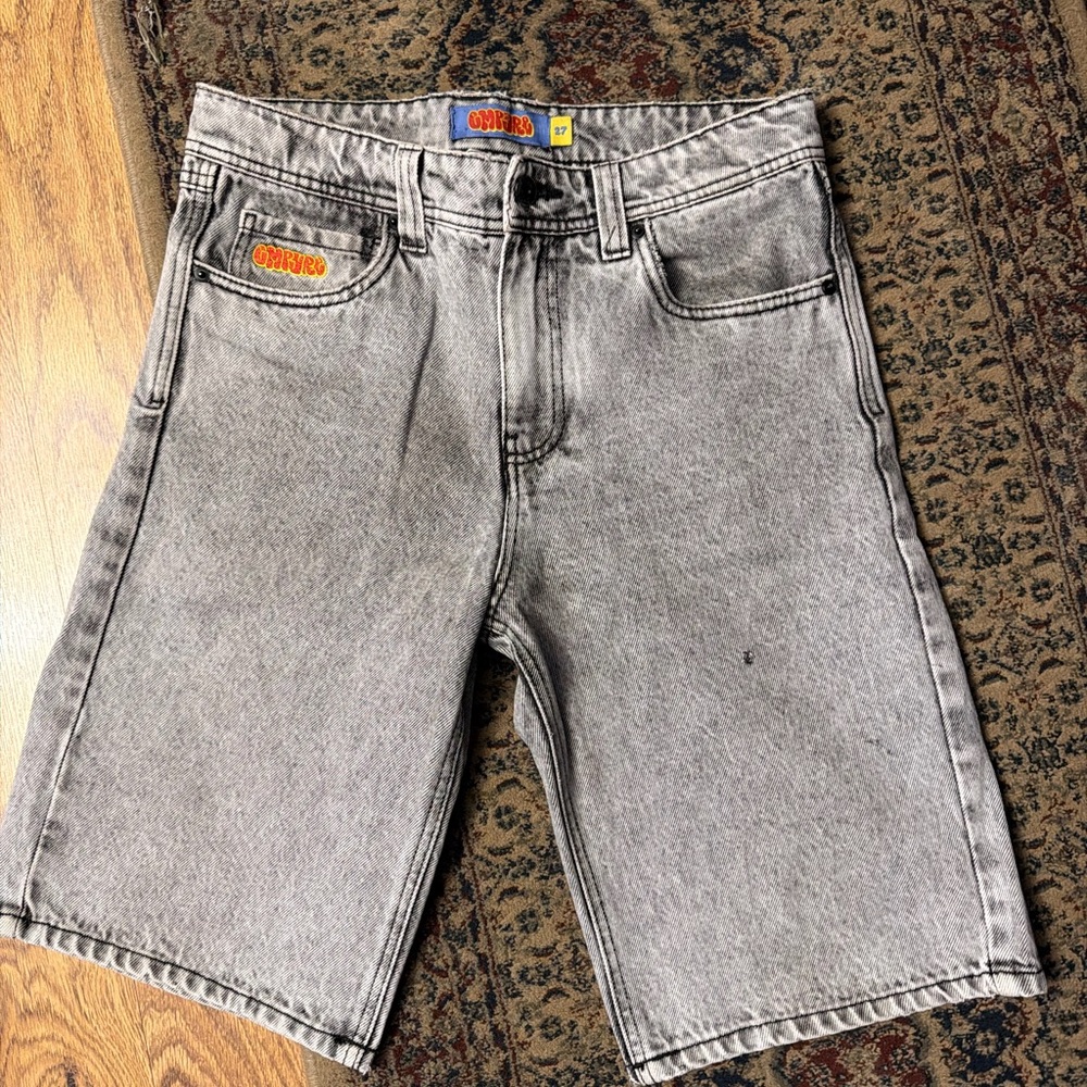 Empyre Light Gray Jean Shorts